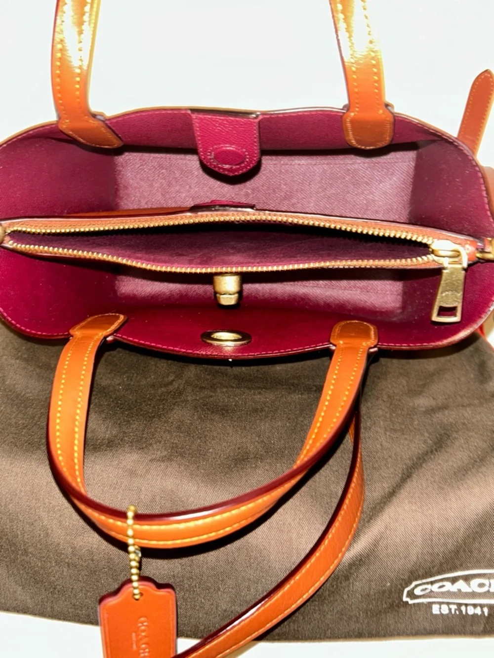 COACH Limited Edition, Willow Tote 24 In Signature Canvas With Floral Print - Picture 8 of 10